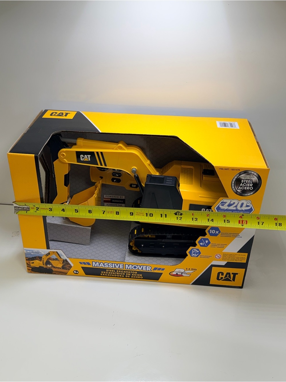 CAT Massive Mover RC Steel Dump Truck 2.4GHz Remote Control Rechargeable.